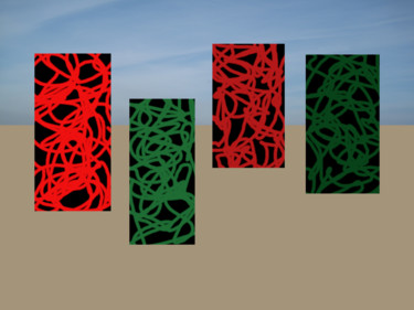 Alternating Red And Green